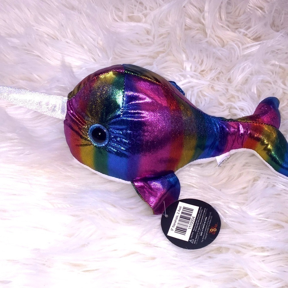 Toy factory narwhale unicorn plush toy. NW…